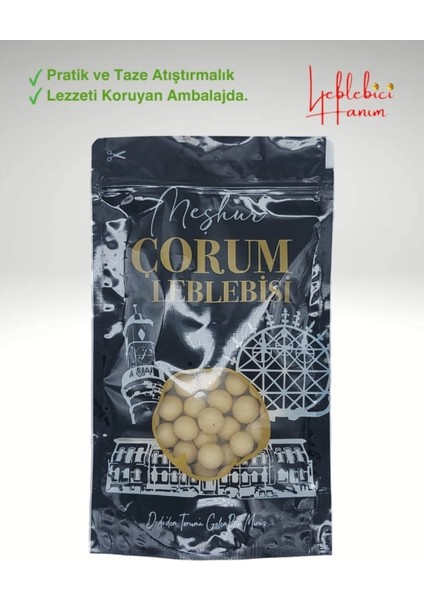 Lüks Çikolata Kaplama Çorum Özel Serisi Sütlü Taze Fildişi Leblebi 300 gr fırsatları