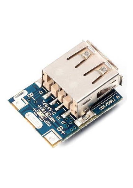 Powerbank Devresi – Lityum Pil Şarj – 5V 1A USB Boost Modül Lion