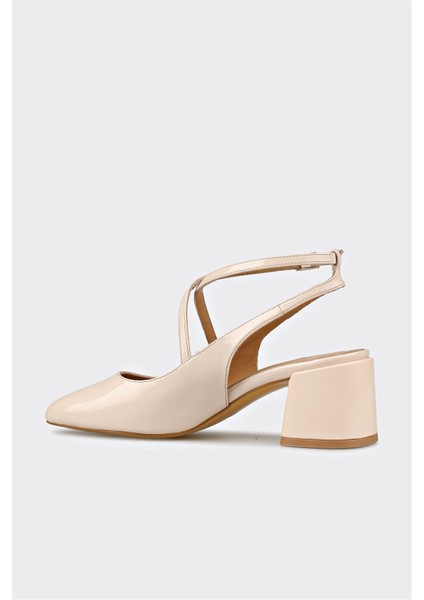 Bej Kadın Topuklu Ayakkabı modelleri