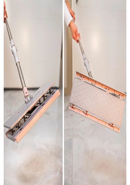 Lüx Kıskaçlı Sıkıştırmalı Mop Islak Mendil ve Tüm Bezler İle Uyumlu Büyük Boy 32 cm