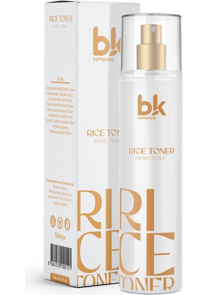 Pirinç Özlü Beyazlatıcı Aydınlatıcı Pirinç Tonik Rice Toner 200 ml
