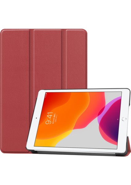 iPad 10.2 Için Custer Texture Deri Kılıf (Yurt Dışından)