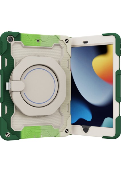 iPad 10.2 2021 Için Kontrast Renkli Kılıf (Yurt Dışından)