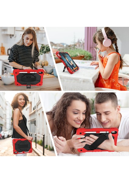 iPad 10. Nesil 10.9 2022 Için Silikon + Pc Koruyucu Kılıf (Yurt Dışından) fırsatları