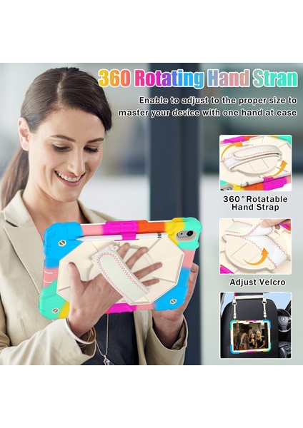 iPad 10. Nesil 10.9 2022 Için Silikon + Pc Koruyucu Kılıf (Yurt Dışından) modelleri