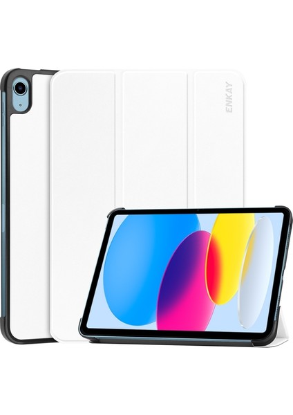 iPad 10TH Gen 10.9 2022 Için Pu Deri Standlı Kılıf (Yurt Dışından)