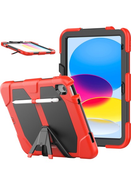 iPad 10. Nesil 10.9 2022 Için Sağlam Silikon Pc Tablet Kılıfı (Yurt Dışından)