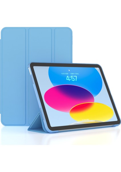 iPad 10. Nesil 10.9 2022 Için 3 Katlı Akıllı Tablet Kılıfı (Yurt Dışından)