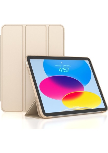 iPad 10. Nesil 10.9 2022 Için 3 Katlı Akıllı Tablet Kılıfı (Yurt Dışından)