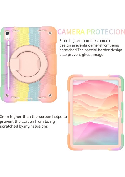 iPad 10. Nesil 10.9 2022 Için Silikon + Pc Kılıfı (Yurt Dışından) fiyatları