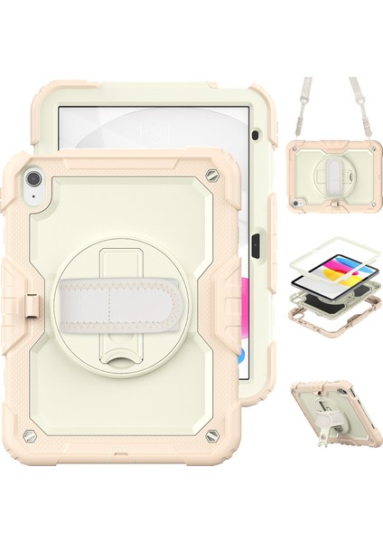 iPad 10. Nesil 10.9 2022 Için Silikon + Pc Tablet Kılıfı (Yurt Dışından) fiyatları