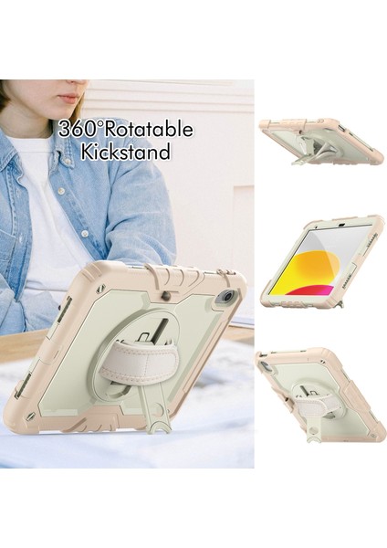 iPad 10. Nesil 10.9 2022 Için Silikon + Pc Tablet Kılıfı (Yurt Dışından) fırsatları