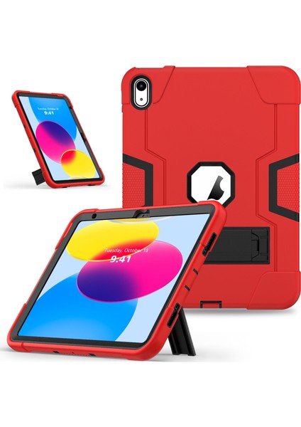 iPad 10. Nesil 10.9 2022 Için Silikon + Pc Tablet Kılıfı (Yurt Dışından)