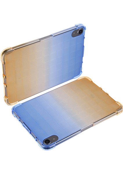 iPad 10. Nesil 10.9 2022 Için Kare Gradyan Tpu Tablet Kılıfı (Yurt Dışından)
