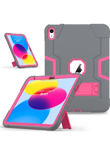 iPad 10. Nesil 10.9 2022 Için Silikon + Pc Tablet Kılıfı (Yurt Dışından)