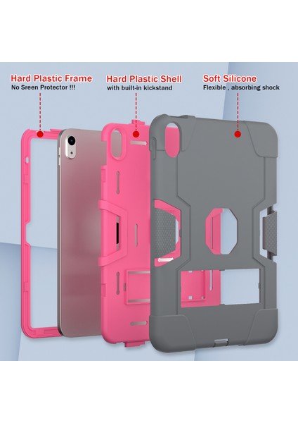 iPad 10. Nesil 10.9 2022 Için Silikon + Pc Tablet Kılıfı (Yurt Dışından) modelleri