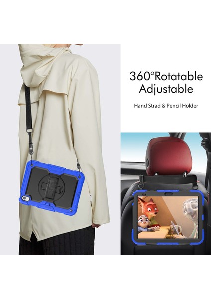 iPad 10. Nesil 10.9 2022 Için Silikon + Pc Tablet Kılıfı (Yurt Dışından)