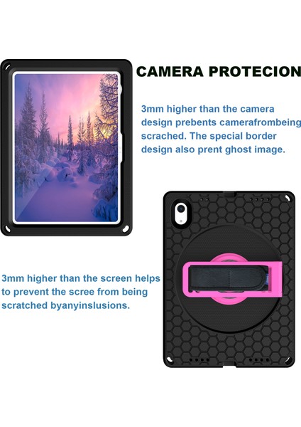 iPad 10. Nesil 10.9 2022 Için Döner Braketli Tablet Kılıfı (Yurt Dışından) modelleri