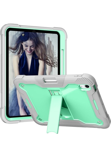 iPad 10. Nesil 10.9 2022 Için Silikon + Pc Tablet Kılıfı (Yurt Dışından)