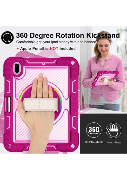 iPad 10. Nesil 10.9 2022 Için Silikon+Pc Tablet Kılıfı (Yurt Dışından) fırsatları