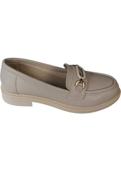 Yazkış Kadın Siyah Ten Cilt Üzeri Oval Taşlı Oxford Babet Ayakkabı fiyatları