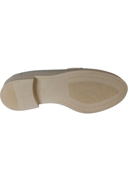 Yazkış Kadın Siyah Ten Cilt Üzeri Oval Taşlı Oxford Babet Ayakkabı fırsatları