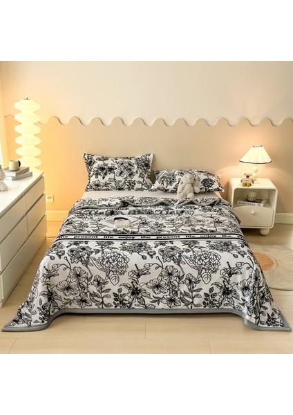 1 Parça Çiçek Battaniye Yumuşak Rahat Kadife Battaniye 100*120CM Beyaz (Yurt Dışından) indirimleri