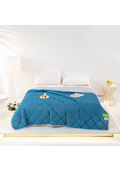 1 Parça Soğutma Yorgan Yaz Battaniyesi Yumuşak Rahat 200*230CM Koyu Mavi (Yurt Dışından) indirimleri