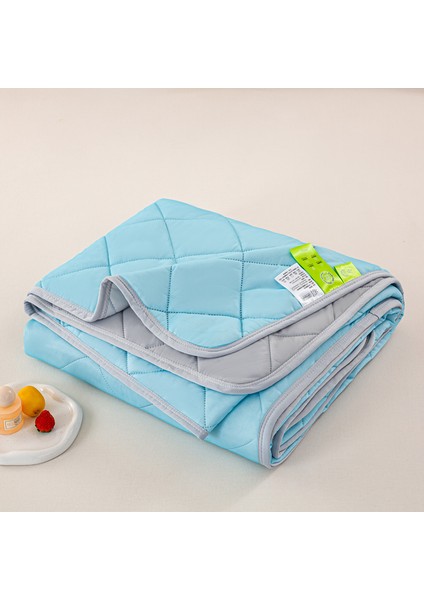 1 Parça Soğutma Yorganı Yaz Battaniyesi Yumuşak Rahat 150*200CM Buzul Mavisi (Yurt Dışından)