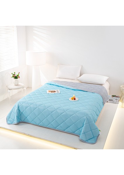 1 Parça Soğutma Yorganı Yaz Battaniyesi Yumuşak Rahat 200*230CM Buzul Mavisi (Yurt Dışından) fiyatları