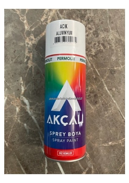 400ML Tampon Jant Boyası Açık Alüminyum Sprey Boya 9006