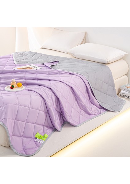 1 Parça Soğutma Yorgan Yaz Battaniyesi Yumuşak Rahat 180*200CM Canlılık Mor (Yurt Dışından) modelleri
