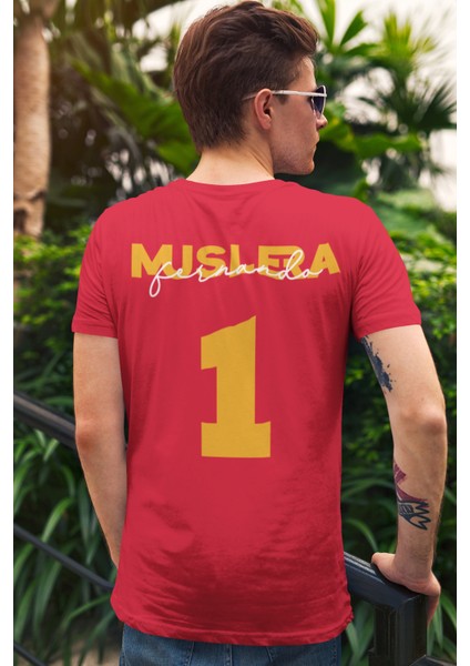 Fernando Muslera Futbol Sırt Forma Baskılı Unisex Tişört Regular Fit T-Shirt fiyatları