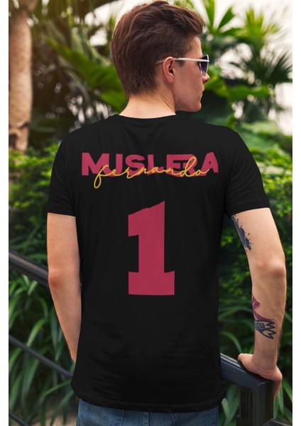 Fernando Muslera Futbol Sırt Forma Baskılı Unisex Tişört Regular Fit T-Shirt