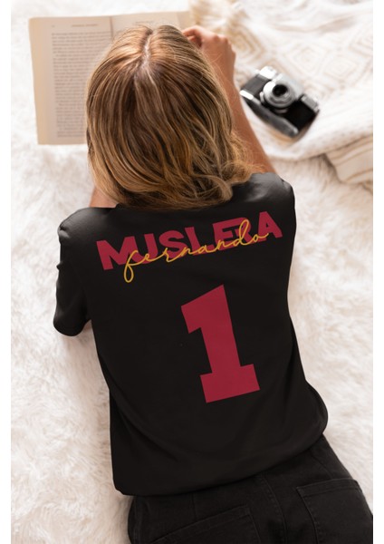 Fernando Muslera Futbol Sırt Forma Baskılı Unisex Tişört Regular Fit T-Shirt