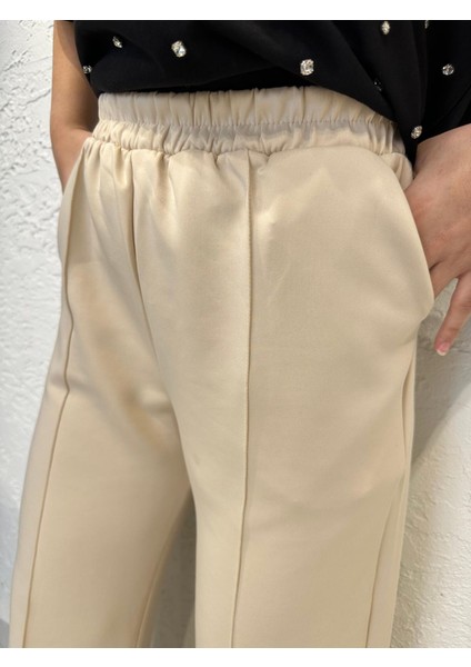 Bol Paça Pantolon Krem