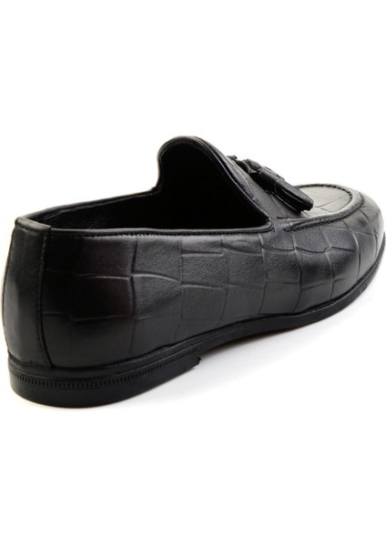 Siyah Leather Erkek Klasik Ayakkabı E01054164511 modelleri