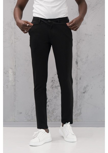 Slimfit Armürlü Full Likralı Esnek Beli Lastikli Yazlık Jogger Pantolon