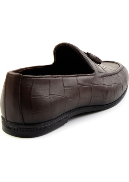 Kahve Leather Erkek Klasik Ayakkabı E01054164511 modelleri