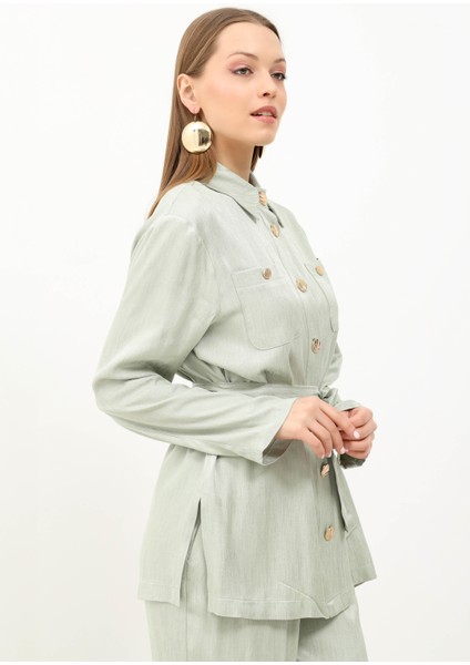 Tunik Pantolon Takım Mint
