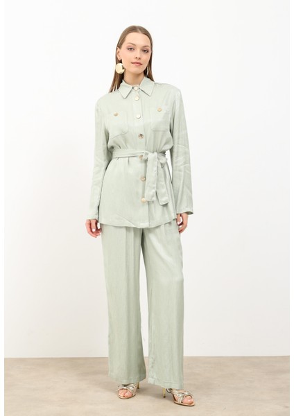 Tunik Pantolon Takım Mint