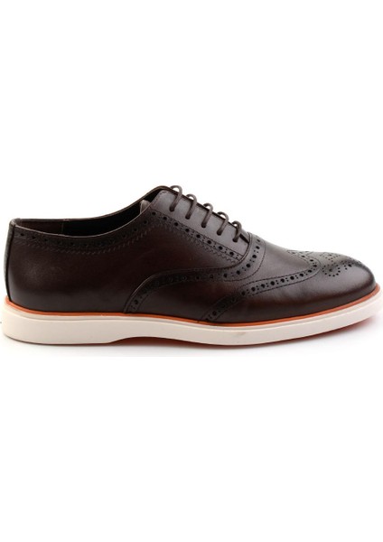Kahve Leather Erkek Oxford Ayakkabı E01054182741