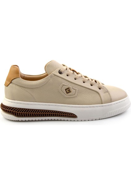 Bej Leather Erkek Sneaker E01075574903
