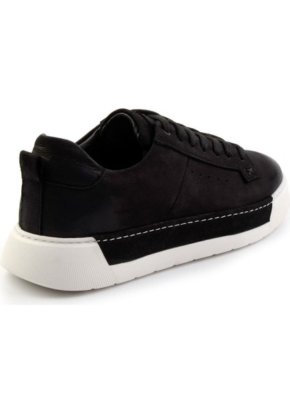 Siyah Leather Erkek Casual Ayakkabı E01089000301