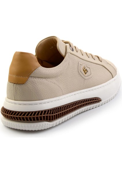 Bej Leather Erkek Sneaker E01075574903
