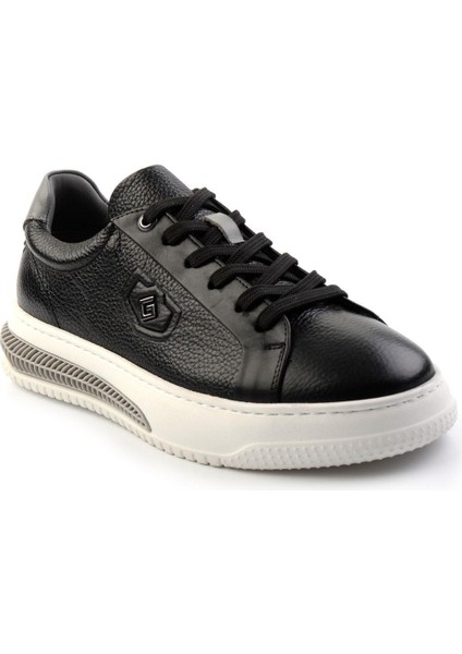 Siyah Leather Erkek Sneaker E01075574903