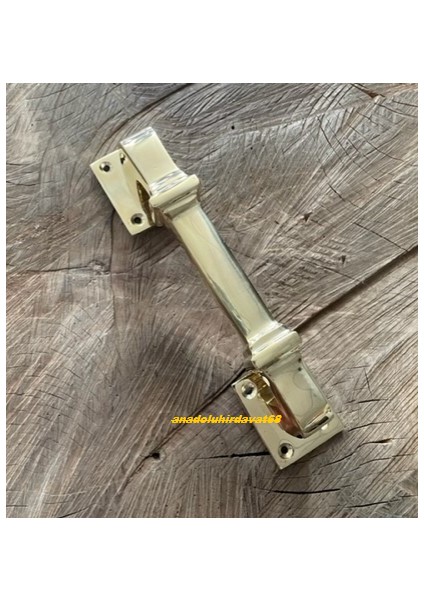Sarı Demir Kapı Kulpu Pirinç Ahşap Kapı Kulpu Kapı Çekme Kolu 20CM