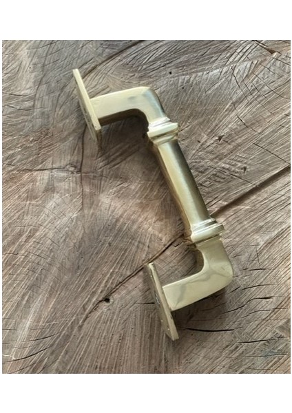 Sarı Demir Kapı Kulpu Pirinç Ahşap Kapı Kulpu Kapı Çekme Kolu 20CM