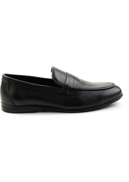 Siyah Leather Erkek Klasik Ayakkabı E01054141241