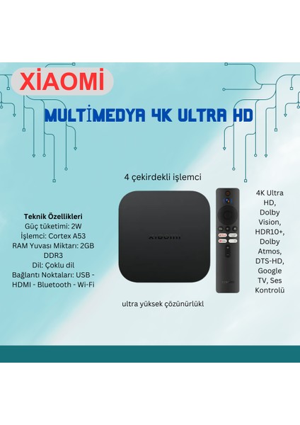 4K 2. Nesil Android Tv Box